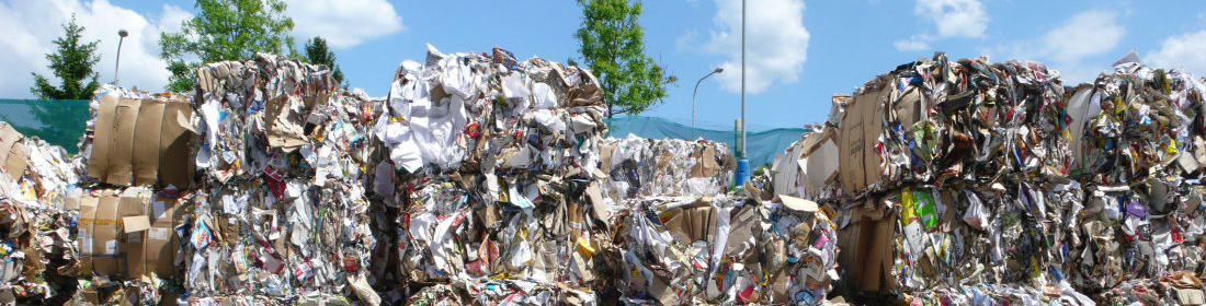recyklace a trh sběrového papíru
